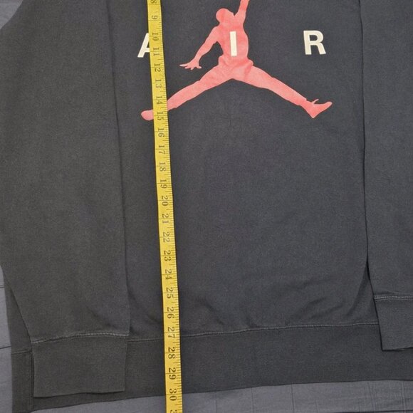 Air Jordan Sweatshirt Size 3XL Mens BLACK RED 689014-010 - Picture 3 of 8